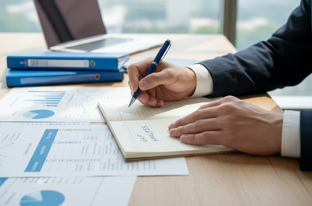 Gap analysis documentation and assessment process